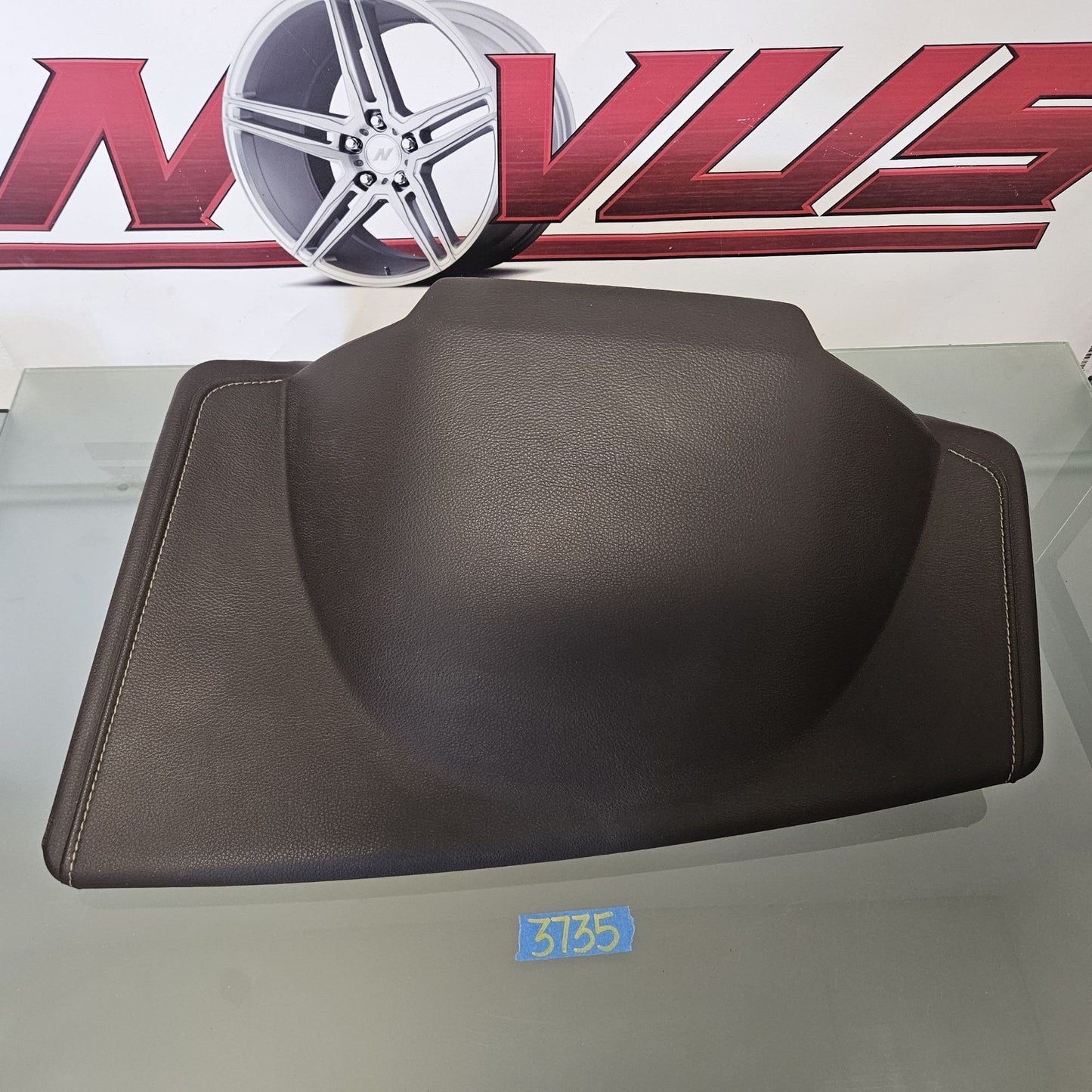 Ford F250 F350 Brown Leather Driver Left Dash Pad Trim Cover eProfit Test5