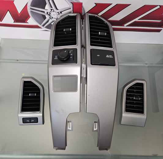 2015-2020 FORD F150 LARIAT DASH BEZEL AIR VENT TRIM OBSIDIAN 16 17 18 19  #37800