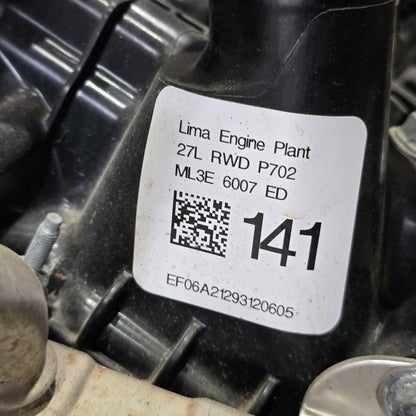 2021 2022 2023 FORD F150 ECOBOOST 2.7L 2.7 ECOBOOST ENGINE MOTOR #43256