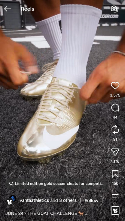 NEW Nike Mercurial Superfly 1 RGN SE CR7 Metallic Gold Size 10 Ronaldo World Cup4