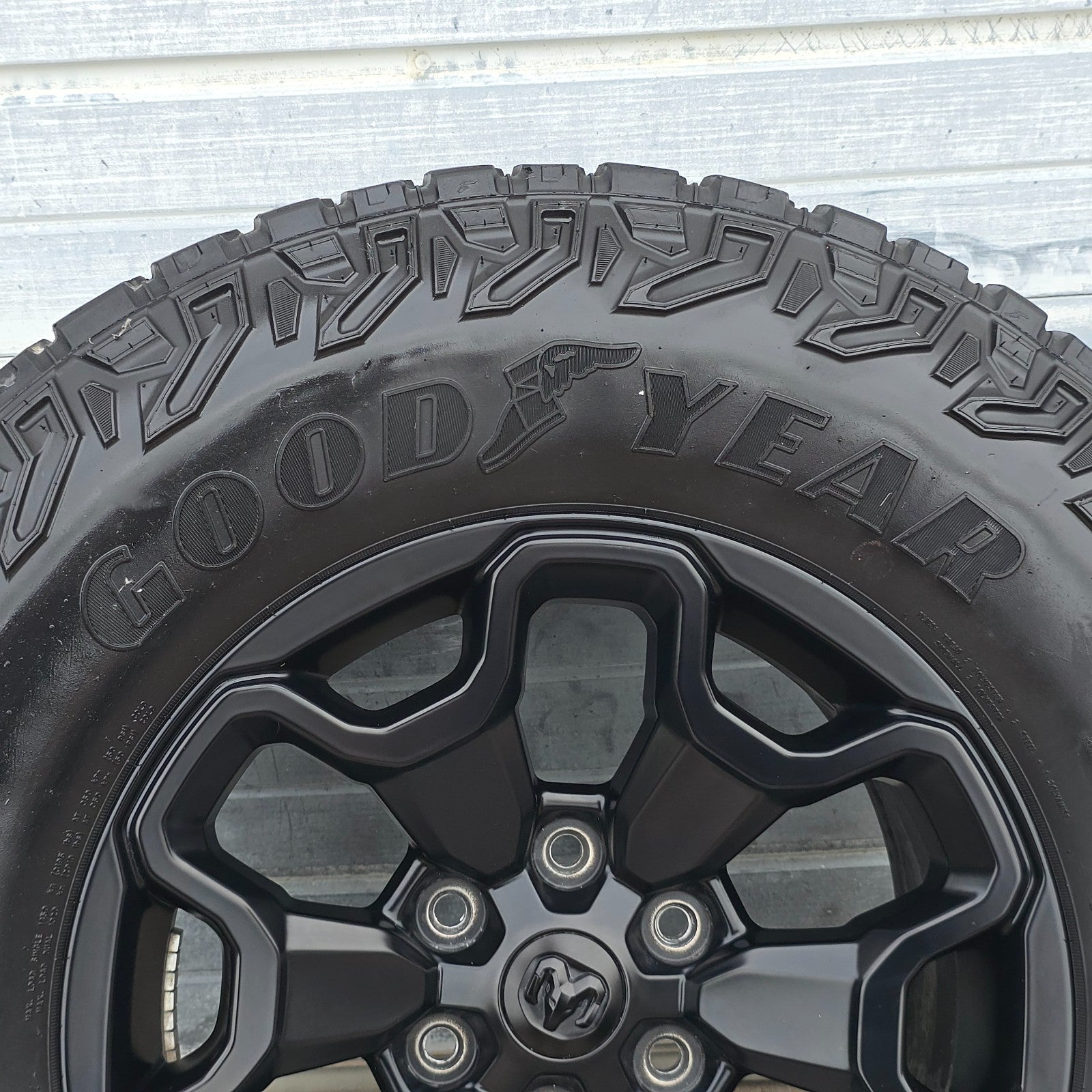 2021-2025 DODGE RAM 1500 TRX BLACK WHEELS TIRES 68497383AA #46059