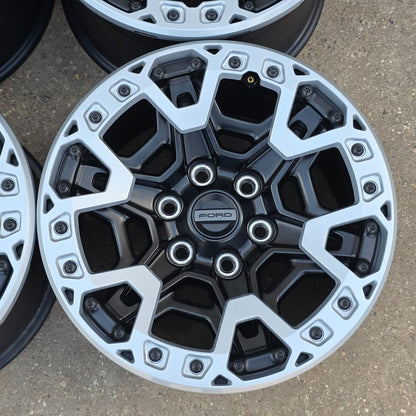 17" FORD F150 RAPTOR BLACK W/ SILVER BEADLOCK WHEELS RIM 21 22 23 24 25 26 #46113