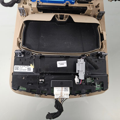2017-2022 FORD F250 F350 OVERHEAD ROOF CONSOLE TAN UPFITTER 18 19 20 21 #37548