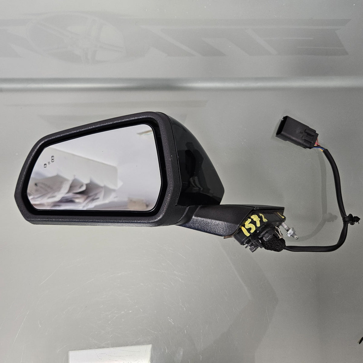 15-23 FORD MUSTANG FRONT LH DRIVER DOOR MIRROR BLACK 16 17 18 19 20 21 22 #39372