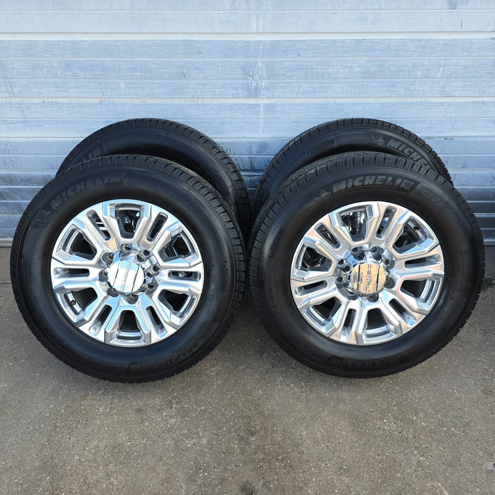 20" GMC SIERRA DENALI 2500 3500 POLISHED OEM WHEELS TIRES 84604600 #45650