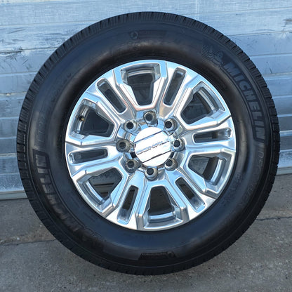 20" GMC SIERRA DENALI 2500 3500 POLISHED OEM WHEELS TIRES 84604600 #456510