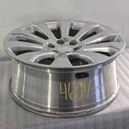 2 CRACKS- 22" CHEVY SILVERADO 1500 TAHOE HIGH COUNTRY POLISHED WHEEL 19 20 #46041