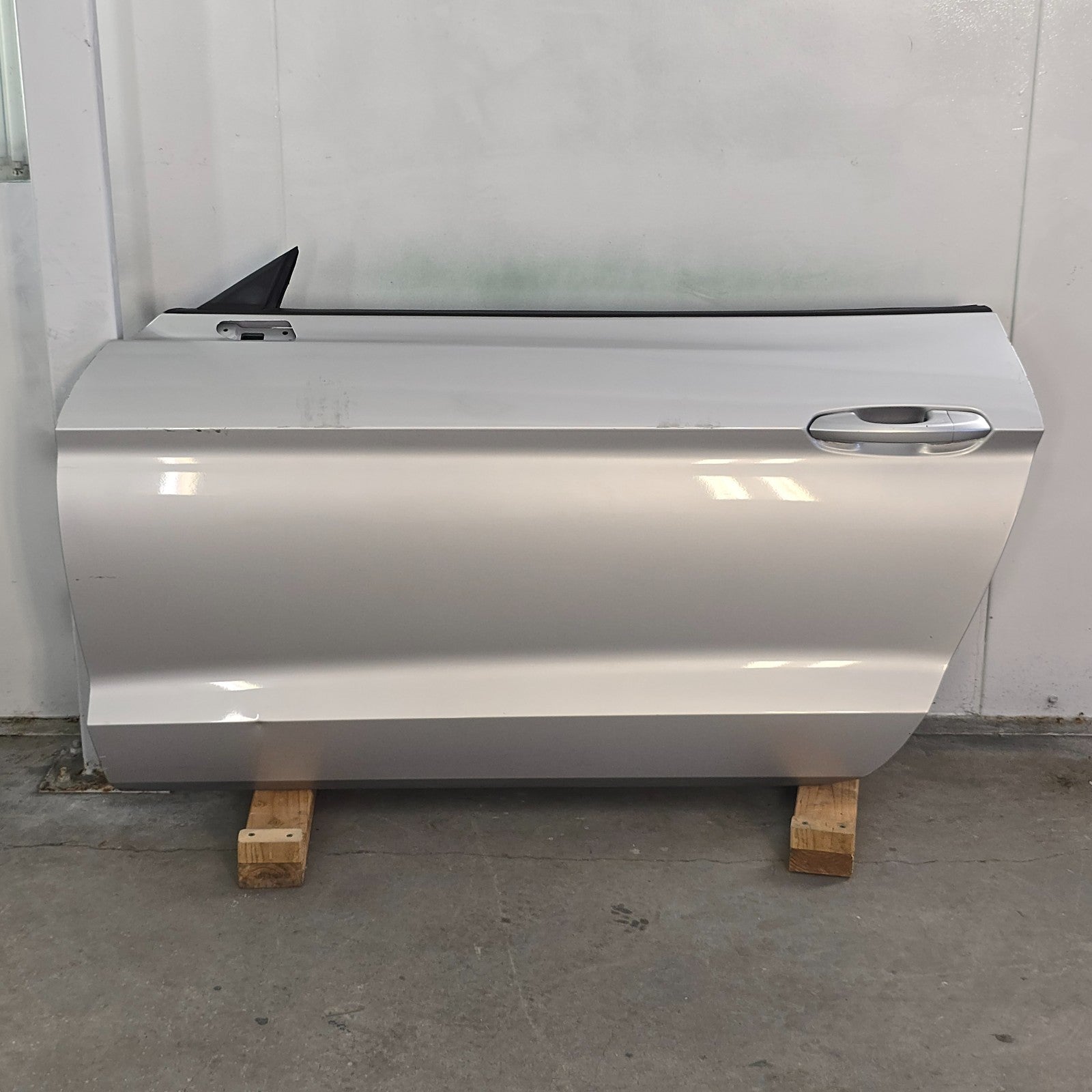 2015-2023 FORD MUSTANG GT COUPE DRIVER SILVER DOOR W/GLASS 16 17 18 19 #45790