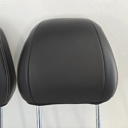 2018-2023 FORD MUSTANG GT PREMIUM HEADREST BLACK LEATHER #45732