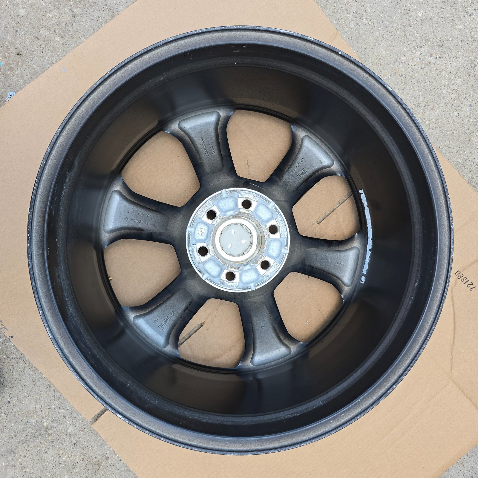 22" FORD F150 EXPEDITION BLACK MACHINED FORD PERFORMANCE WHEELS 20 21 24 #46127