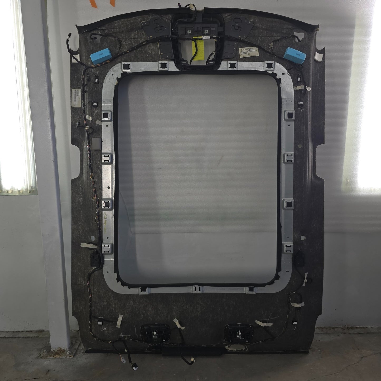 2019-2025 RAM 1500 CREW CAB BLACK HEADLINER TRIM PANEL SUNROOF 20 21 22 23 #46077