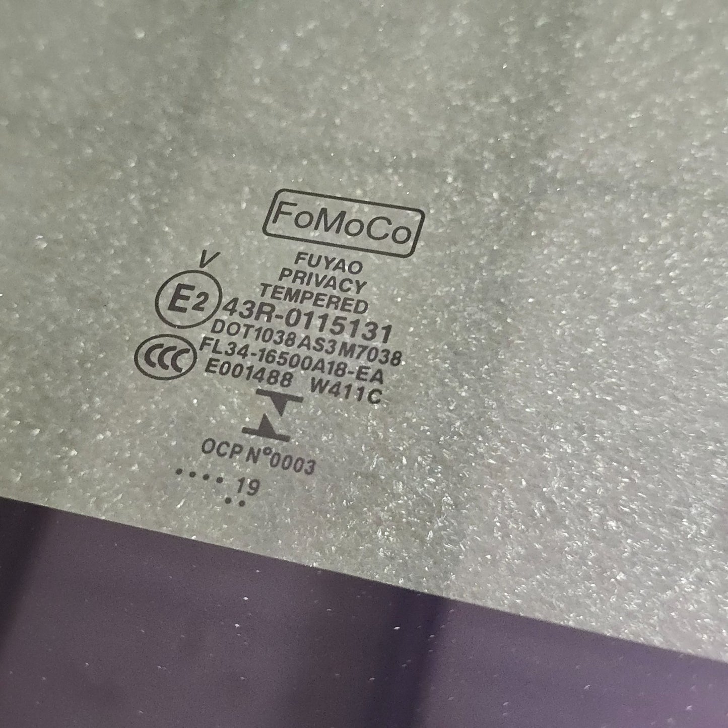15 16 17 18 19 20 21 22 24 FORD F150 F250 EXPEDITION FRONT SUNROOF GLASS #45625