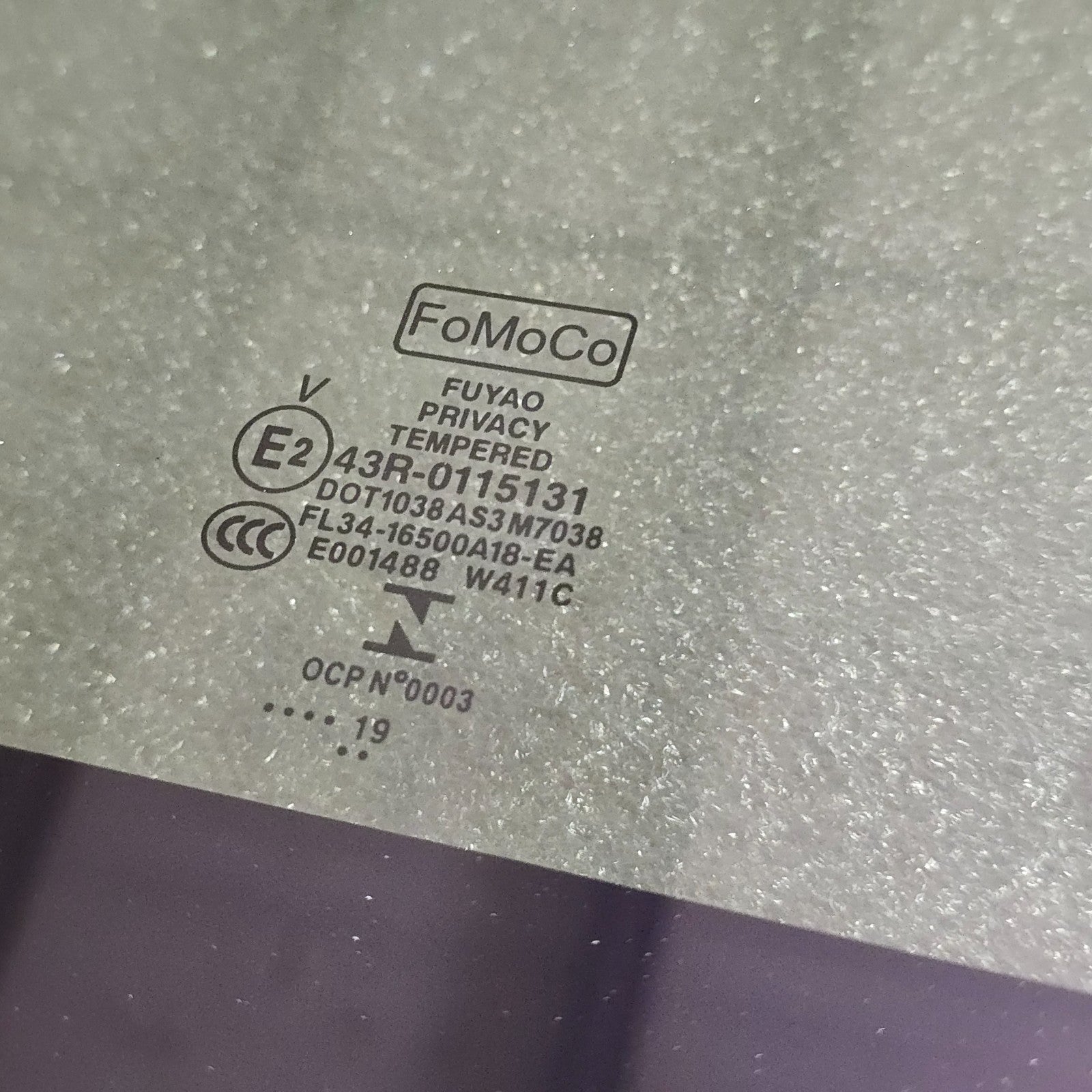 15 16 17 18 19 20 21 22 24 FORD F150 F250 EXPEDITION FRONT SUNROOF GLASS #45625