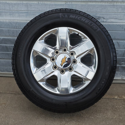 20" CHEVY SILVERADO 2500 3500 GMC SIERRA POLISHED WHEELS TIRES 24 22 23 LT #45675