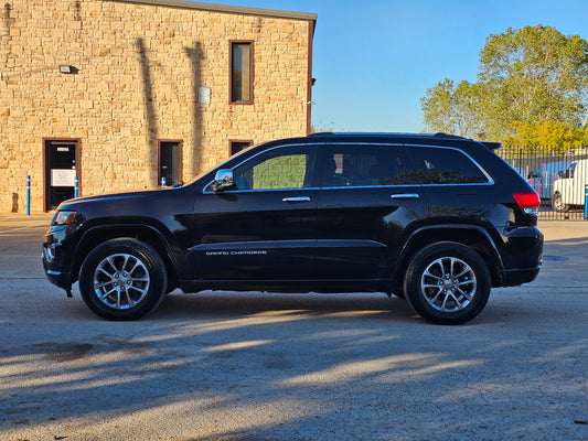 2016 JEEP GRAND CHEROKEE OVERLAND HEMI 5.7 V8 4x4 BLACK LEATHER SUNROOF 17 18