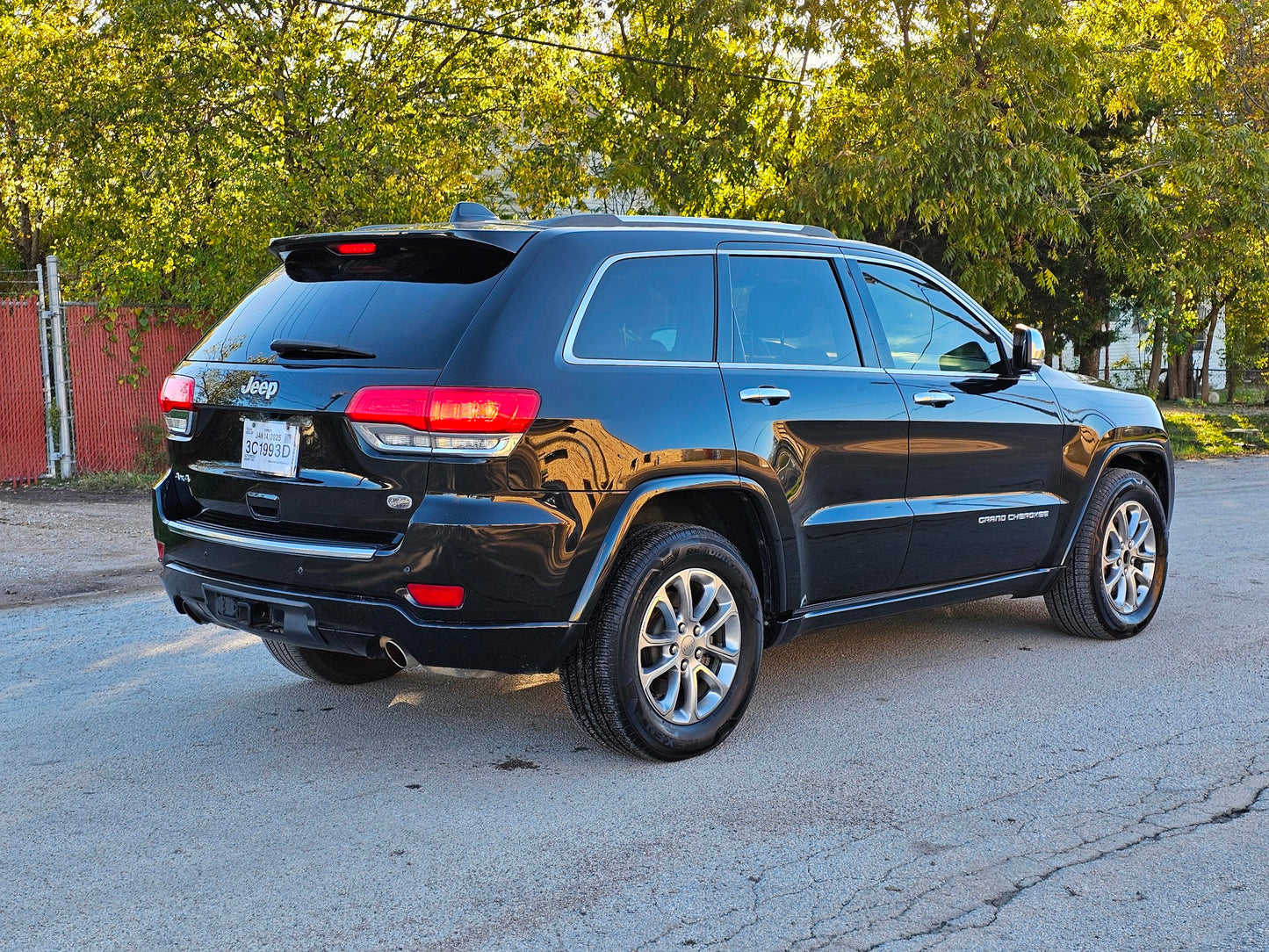 2016 JEEP GRAND CHEROKEE OVERLAND HEMI 5.7 V8 4x4 BLACK LEATHER SUNROOF 17 18